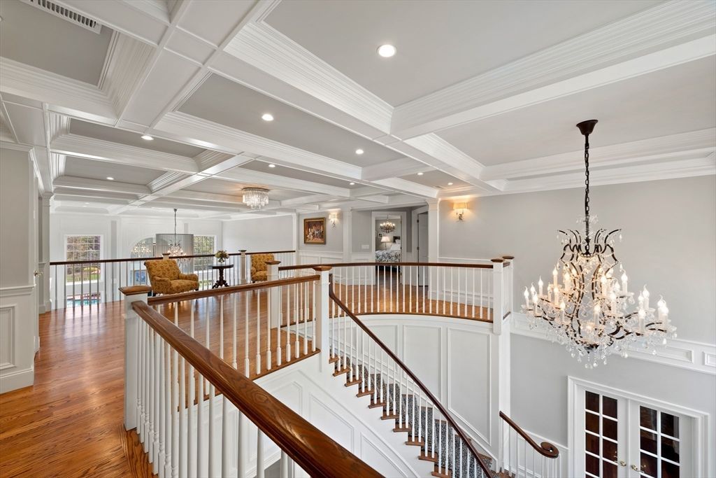 Chandelier, Interior, Recessed Lighting, Wood Texture Flooring