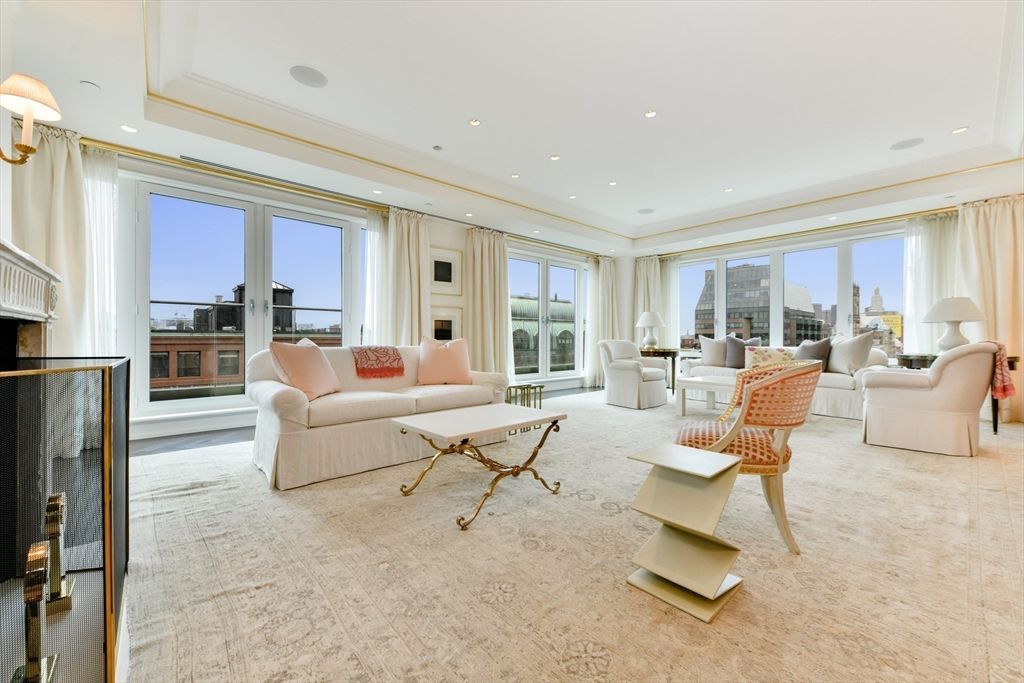 Interior, Living room, Recessed Lighting