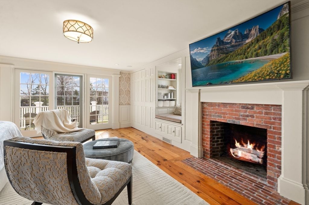 Fireplace, Interior, Living room, Wood Texture Flooring