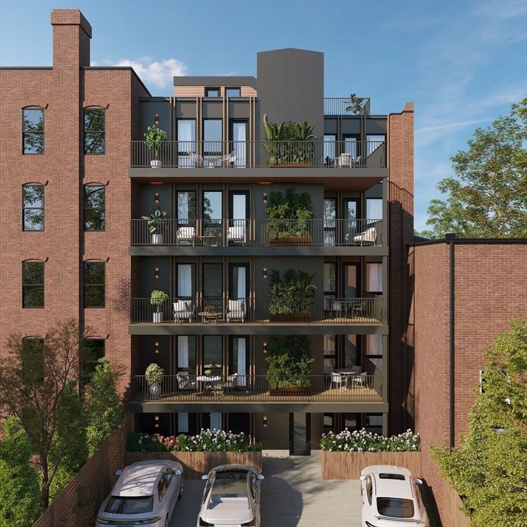 Exterior, Facade, Condo Building