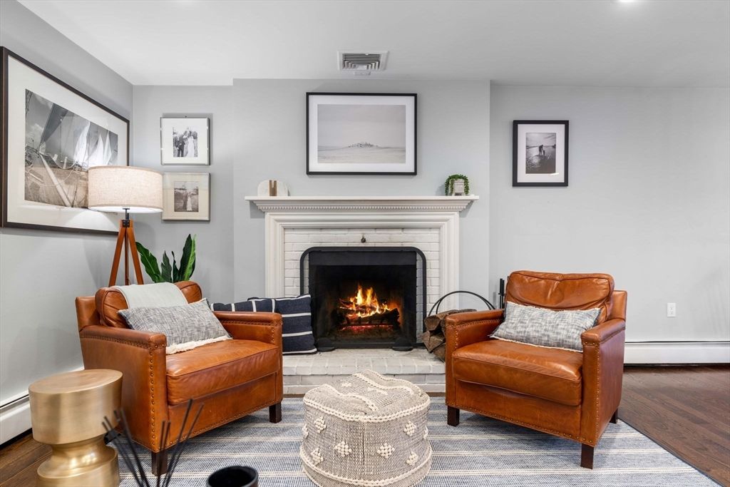 Fireplace, Interior, Living room, Wood Texture Flooring