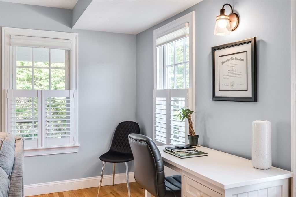 Home Office, Interior, Wood Texture Flooring