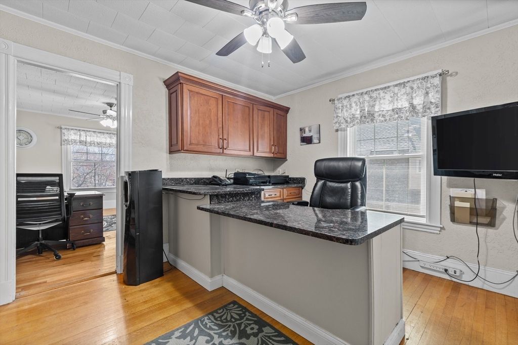 Home Office, Interior, Wood Texture Flooring