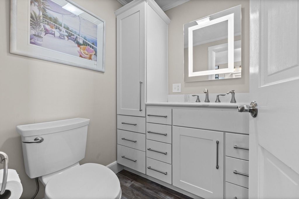 Bathroom, Interior, Wood Texture Flooring