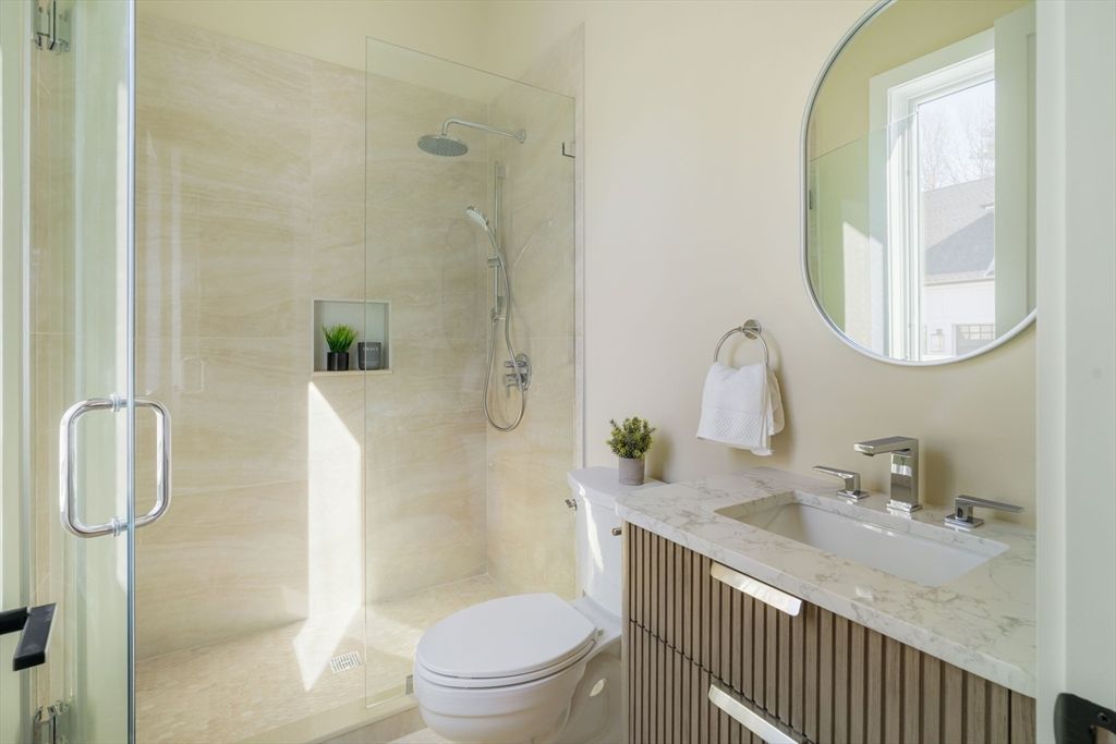 Bathroom, Glass Shower, Interior