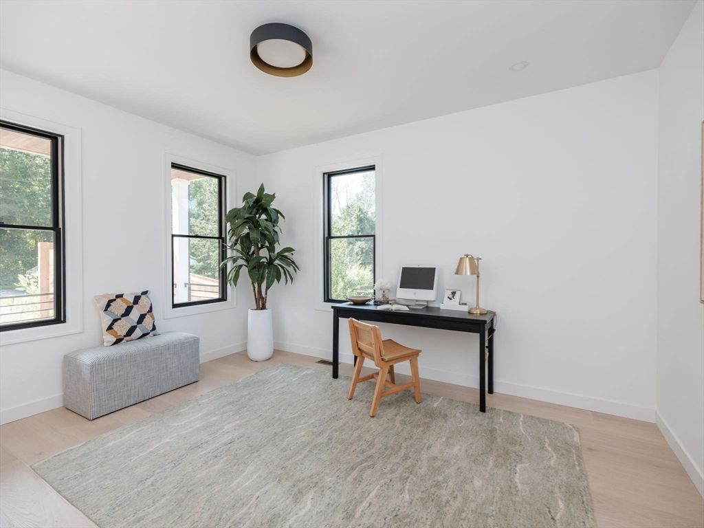 Home Office, Interior, Wood Texture Flooring