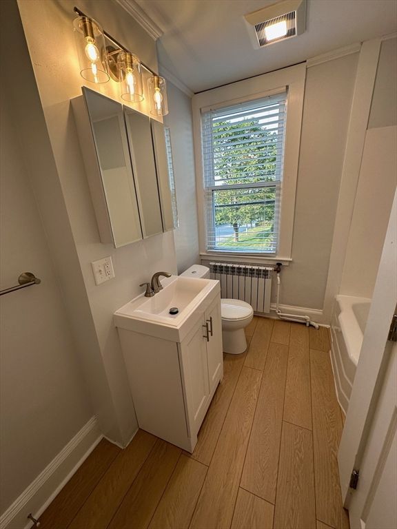 Bathroom, Interior, Wood Texture Flooring