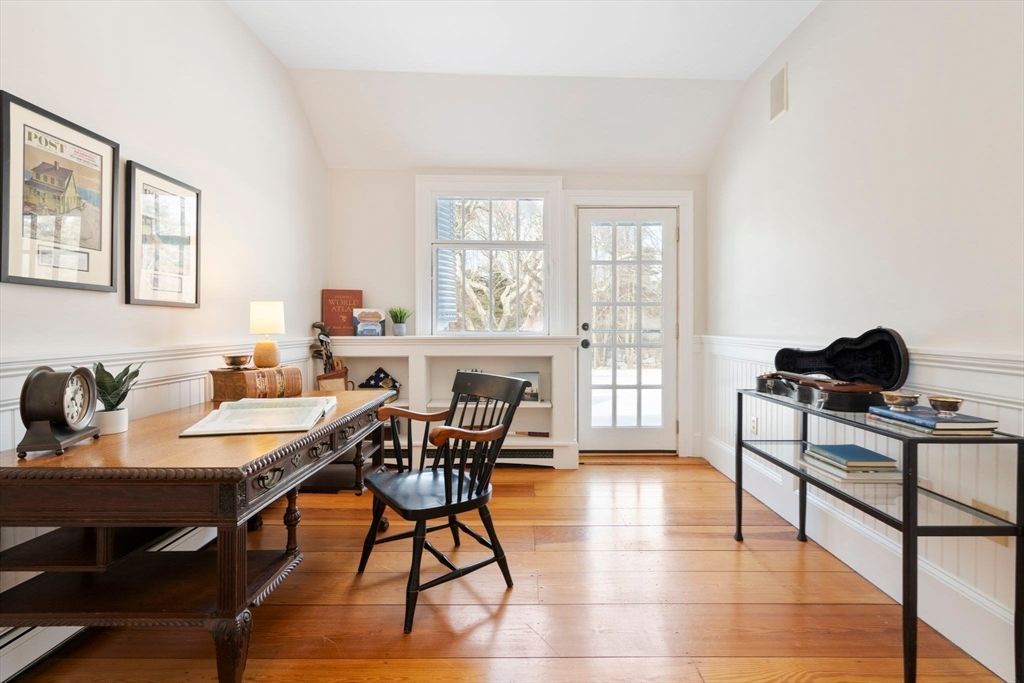 Home Office, Interior, Wood Texture Flooring