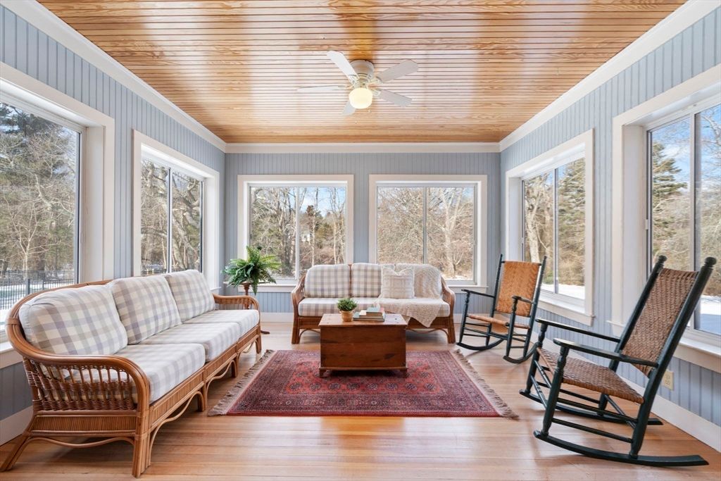 Interior, Living room, Sun Room, Wooden Ceilings, Wood Texture Flooring