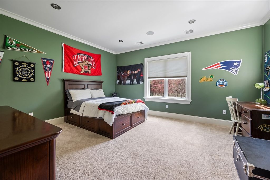 Bedroom, Home Office, Interior, Recessed Lighting