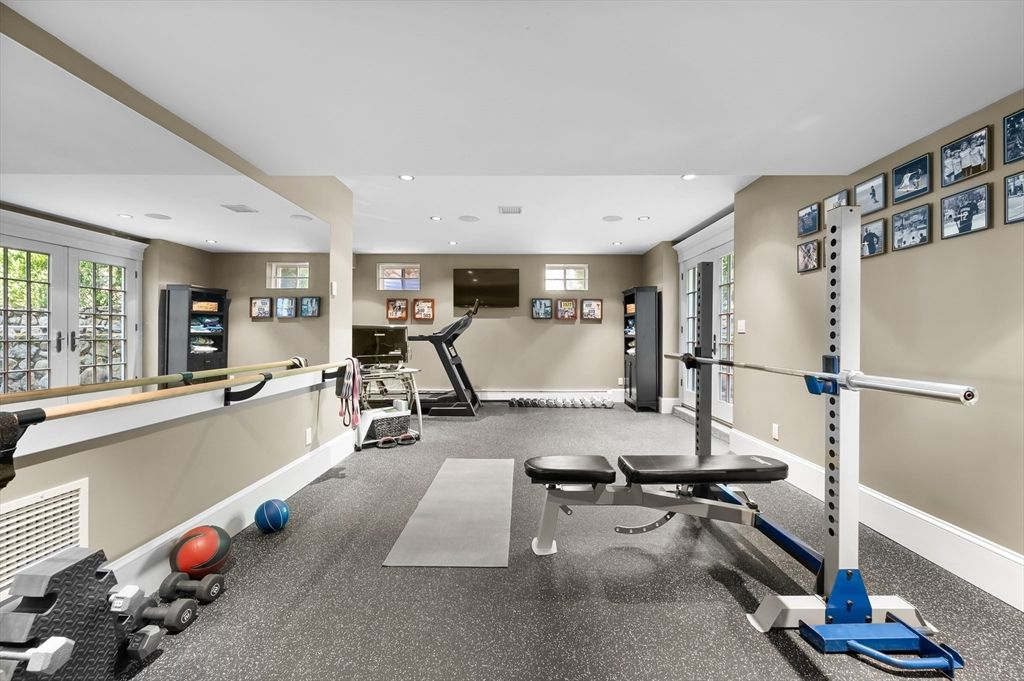 Fitness Equipment, Interior, Recessed Lighting