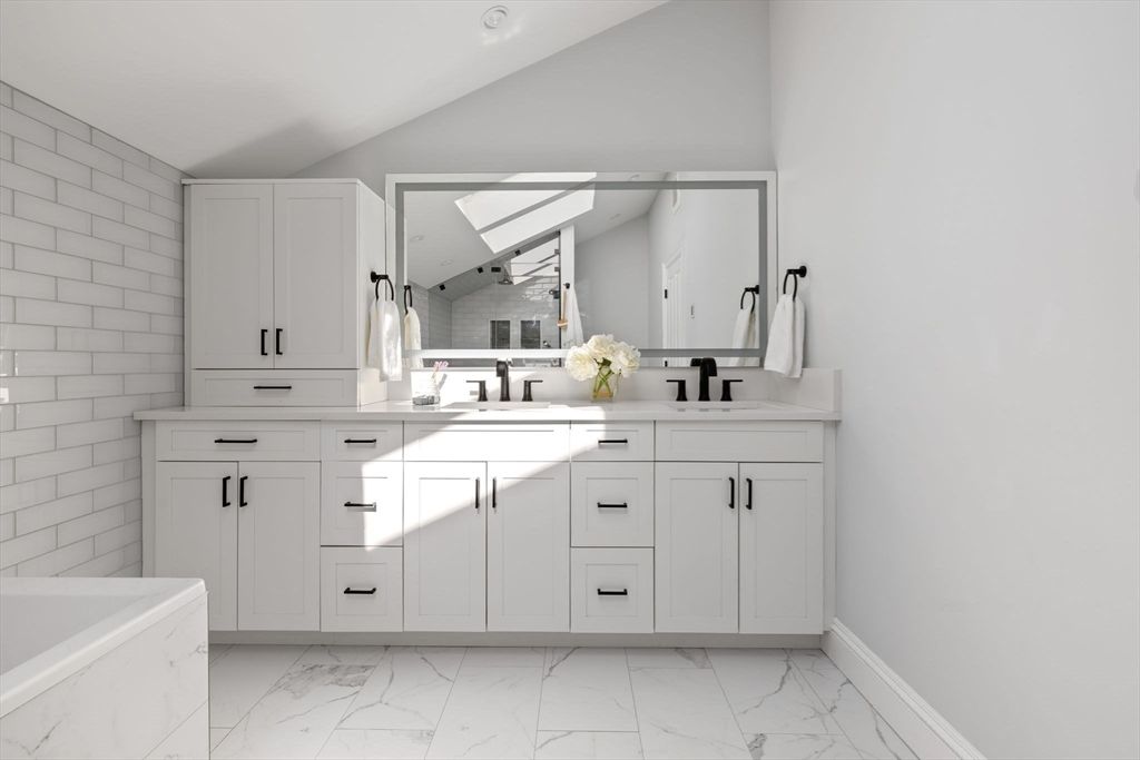 Bathroom, Dual Sink Vanities, Interior, Marble