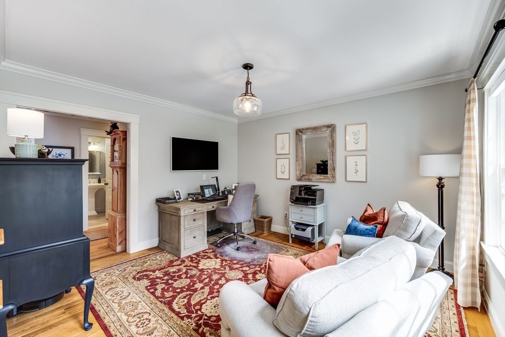Home Office, Interior, Wood Texture Flooring