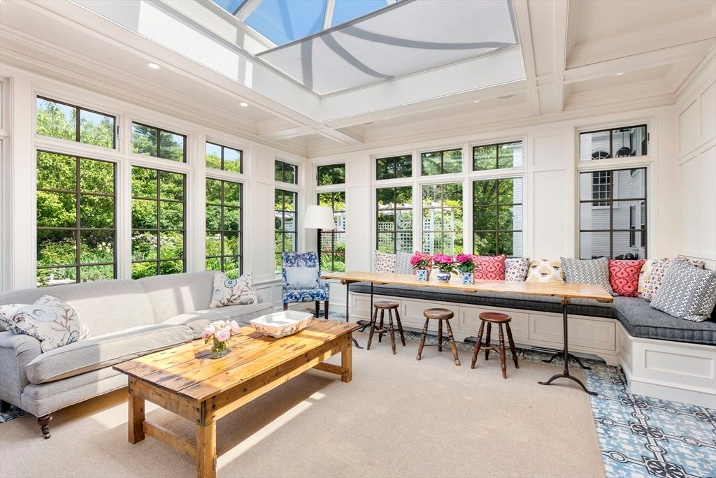 Interior, Living room, Recessed Lighting, Sun Room