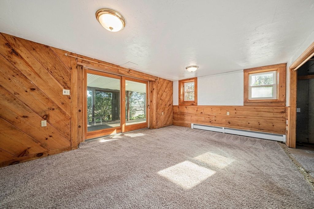 Empty room, Interior, Wooden Walls