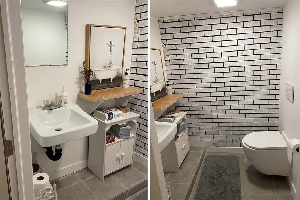 Bathroom, Interior, Stone Walls