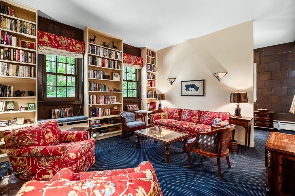 Interior, Living room, Stone Walls