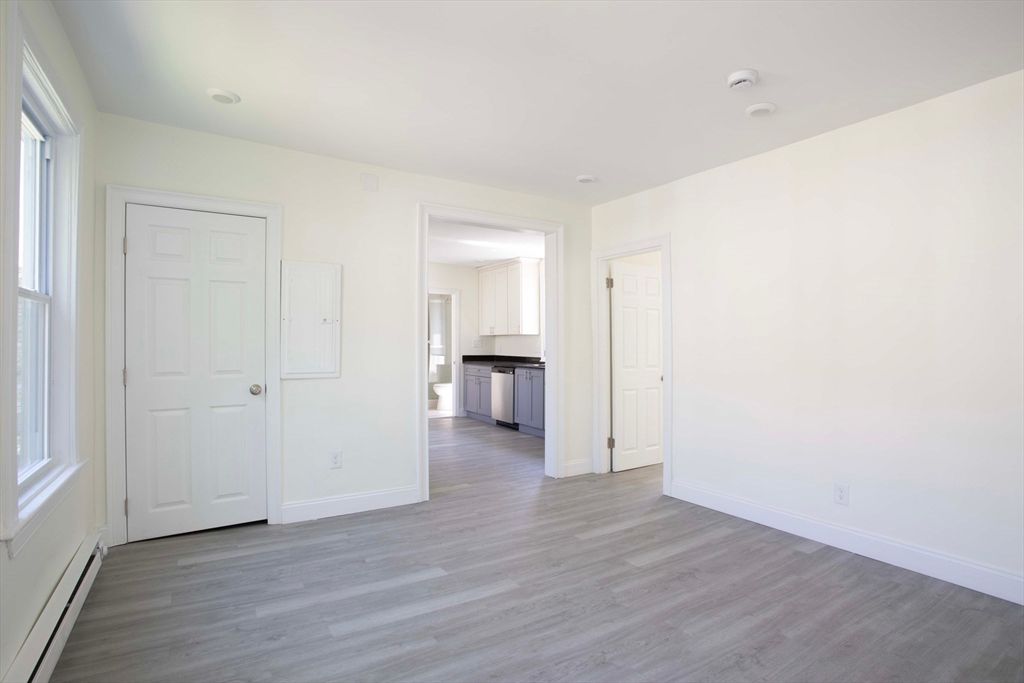 Empty room, Interior, Kitchen, Wood Texture Flooring