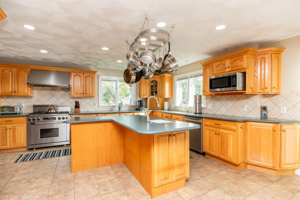 Interior, Kitchen, Recessed Lighting, Stainless Steel Appliances