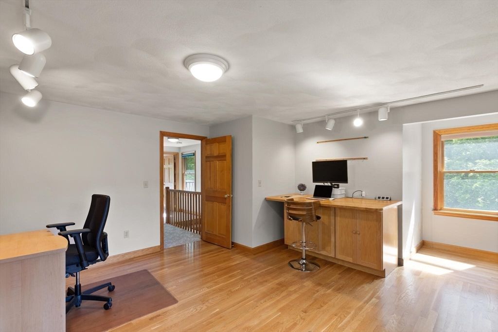 Home Office, Interior, Wood Texture Flooring