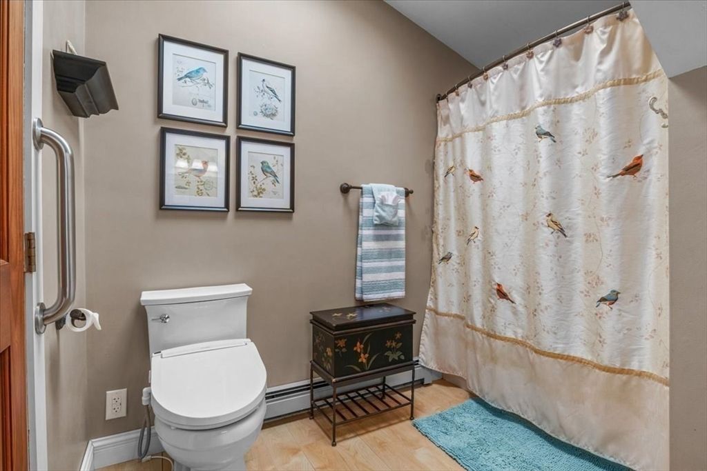 Bathroom, Interior, Wood Texture Flooring