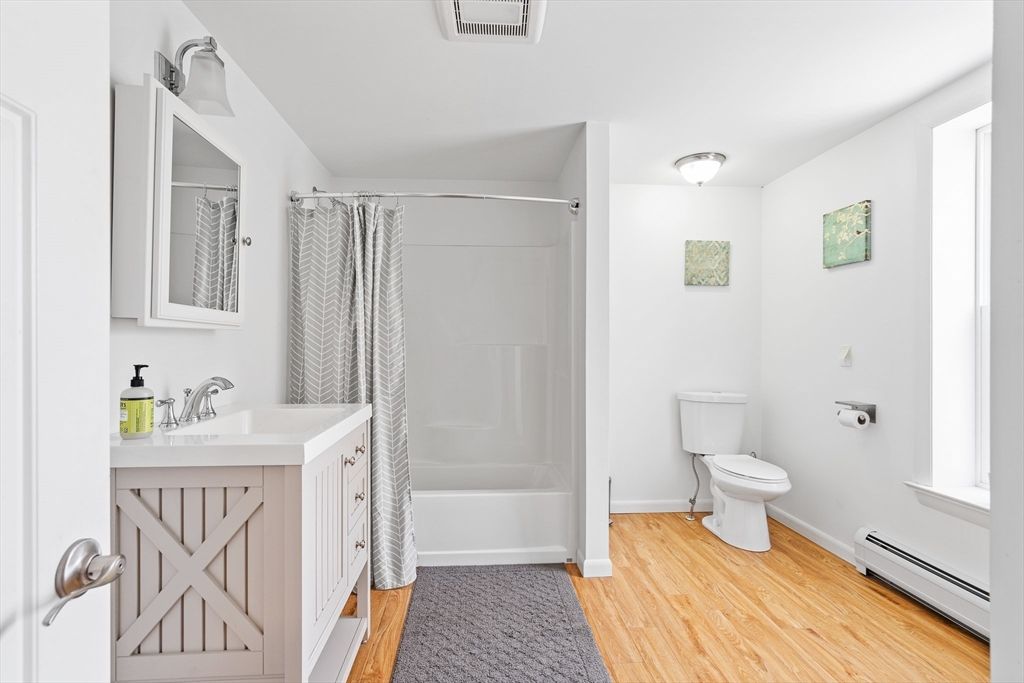 Bathroom, Interior, Wood Texture Flooring