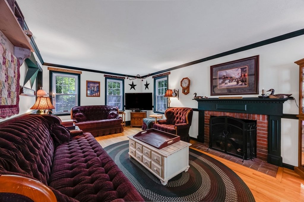 Fireplace, Interior, Living room, Wood Texture Flooring