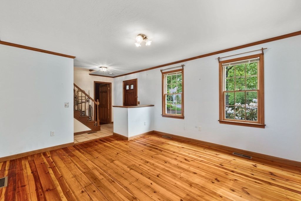 Empty room, Interior, Wood Texture Flooring