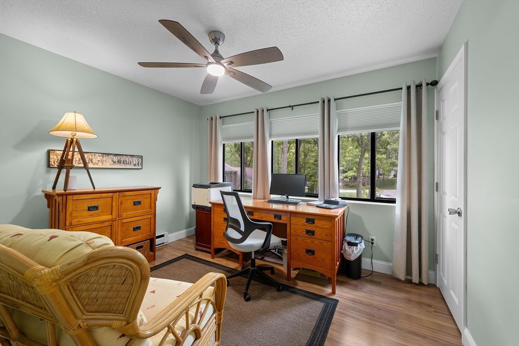 Home Office, Interior, Wood Texture Flooring