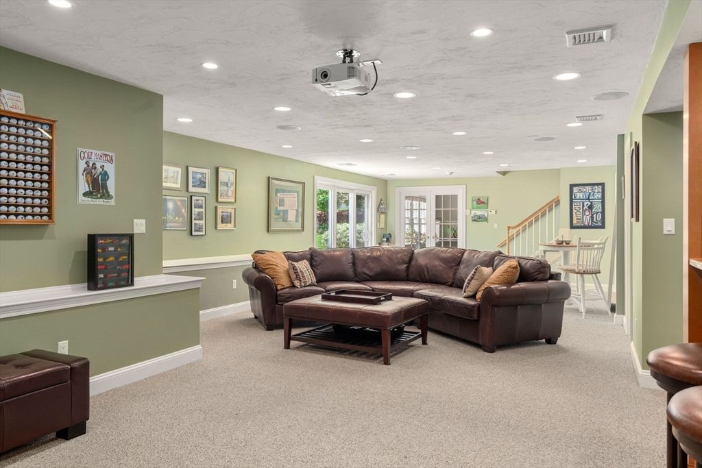 Interior, Living room, Recessed Lighting