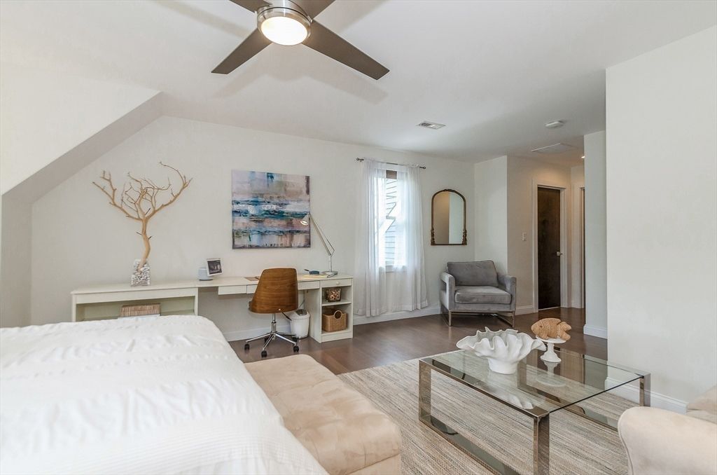 Bedroom, Home Office, Interior, Wood Texture Flooring