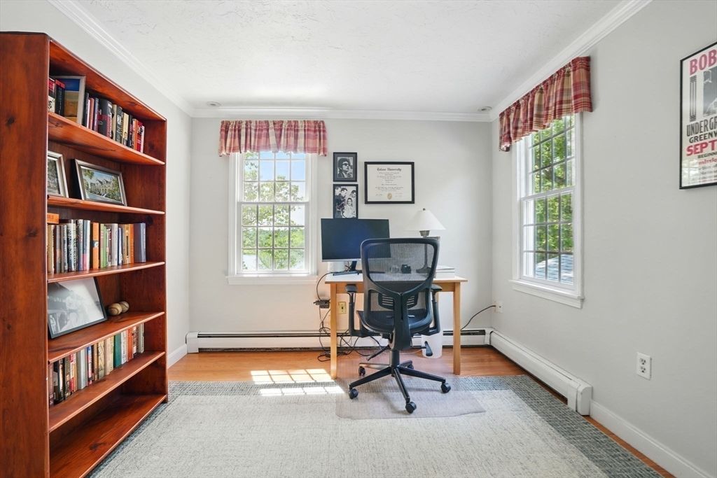 Home Office, Interior, Wood Texture Flooring