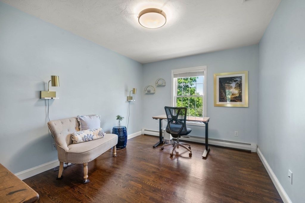 Home Office, Interior, Wood Texture Flooring
