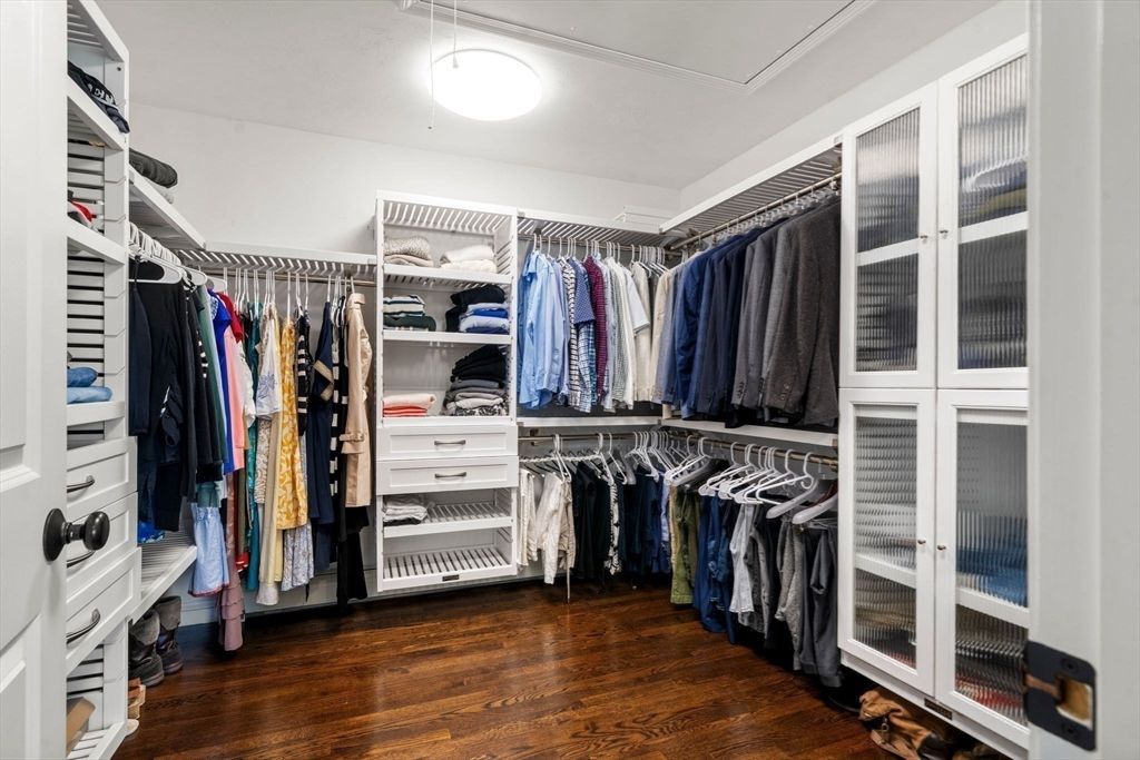 Interior, Walk-in Closets, Wood Texture Flooring