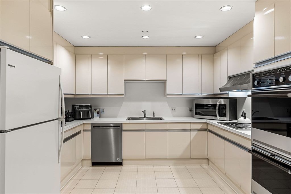 Interior, Kitchen, Recessed Lighting, Stainless Steel Appliances
