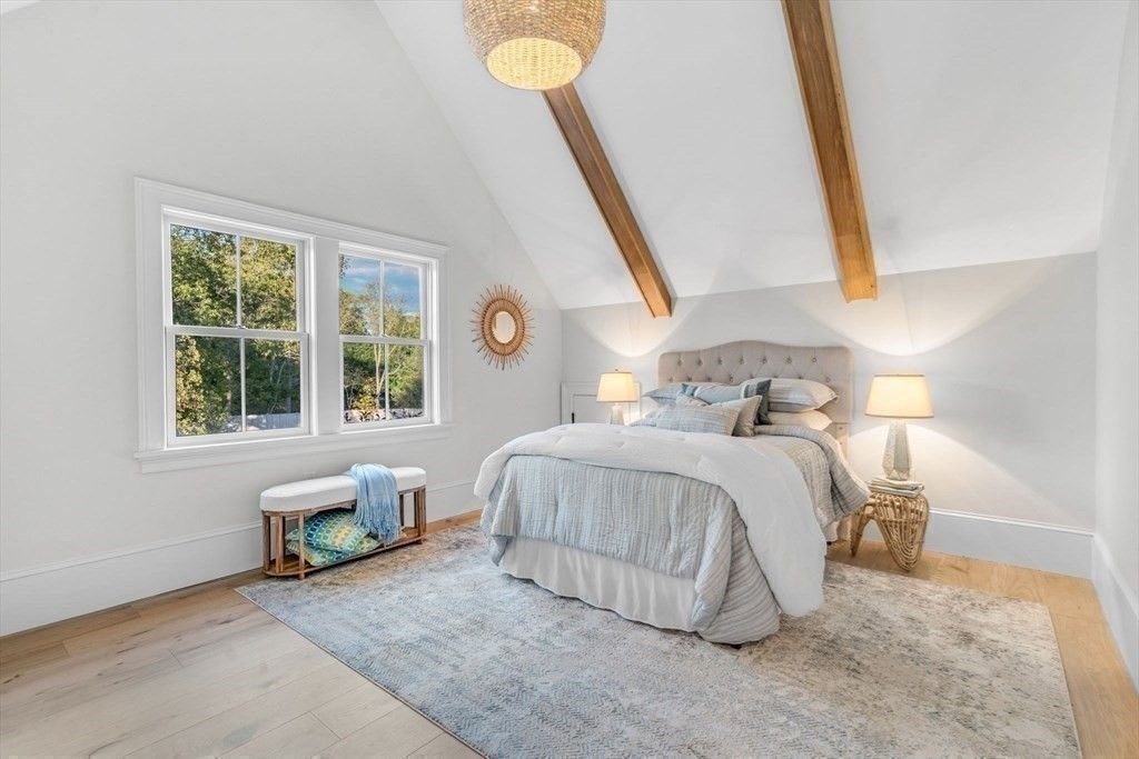 Bedroom, Interior, Wooden Beams, Wood Texture Flooring