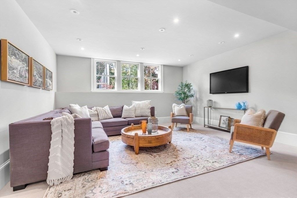 Interior, Living room, Recessed Lighting