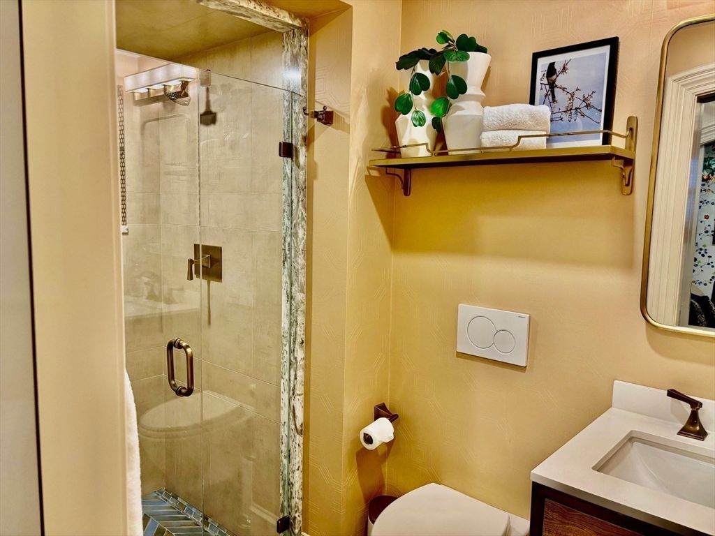 Bathroom, Glass Shower, Interior