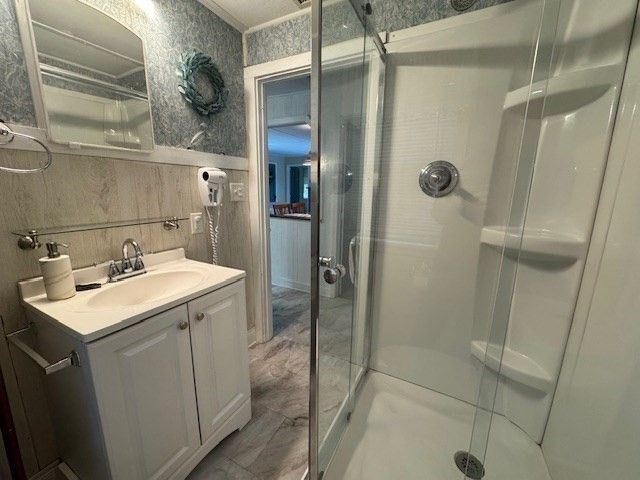 Bathroom, Glass Shower, Interior
