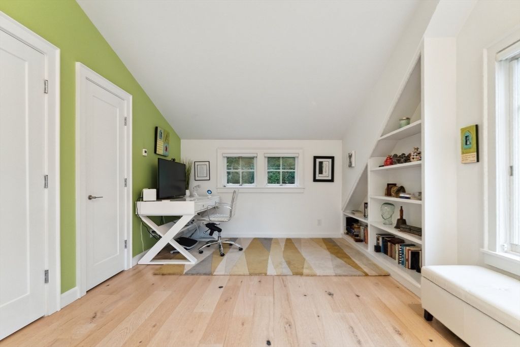 Home Office, Interior, Wood Texture Flooring
