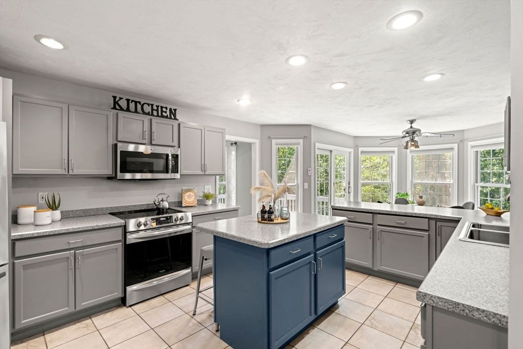 Interior, Kitchen, Recessed Lighting, Stainless Steel Appliances