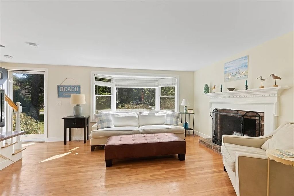 Fireplace, Interior, Wood Texture Flooring