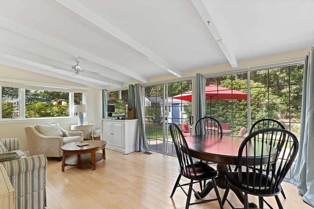 Dining room, Interior, Living room, Sun Room, Wood Texture Flooring