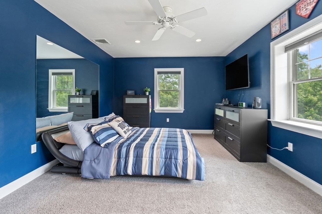 Bedroom, Interior, Recessed Lighting