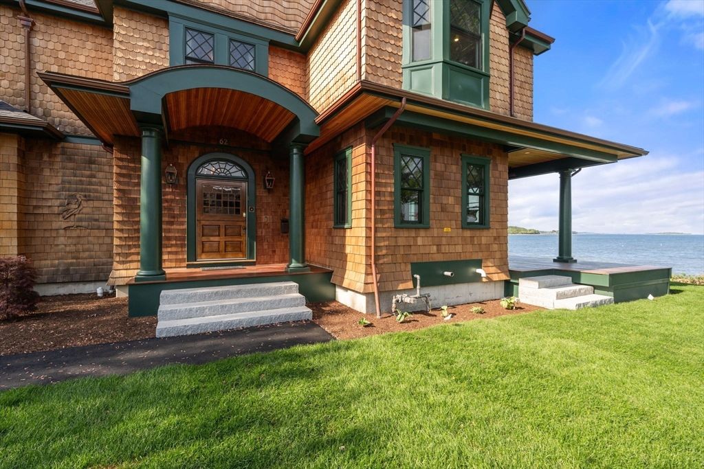 Exterior, Facade, Water, Tudor Revival