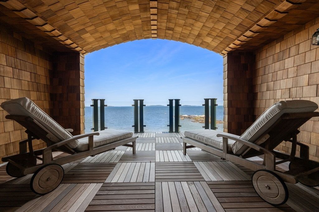 Exterior, Water, Wood Texture Flooring