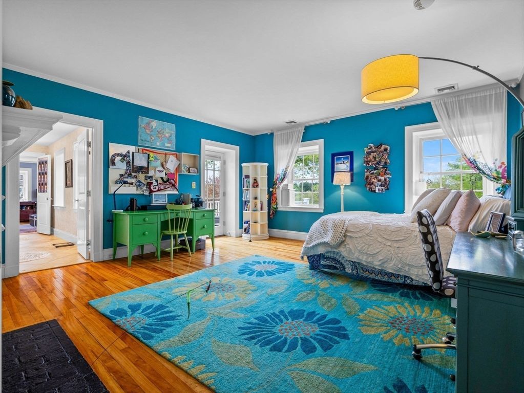 Bedroom, Interior, Wood Texture Flooring