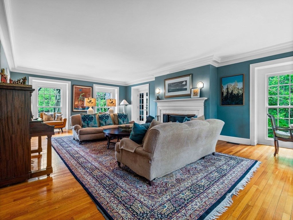 Fireplace, Interior, Living room, Wood Texture Flooring