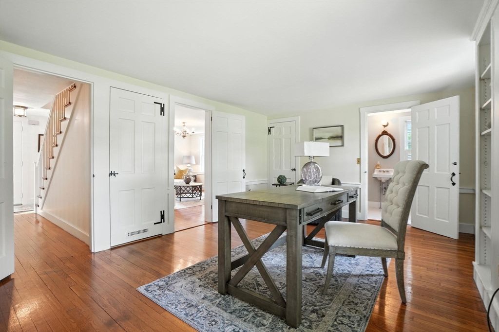 Home Office, Interior, Wood Texture Flooring