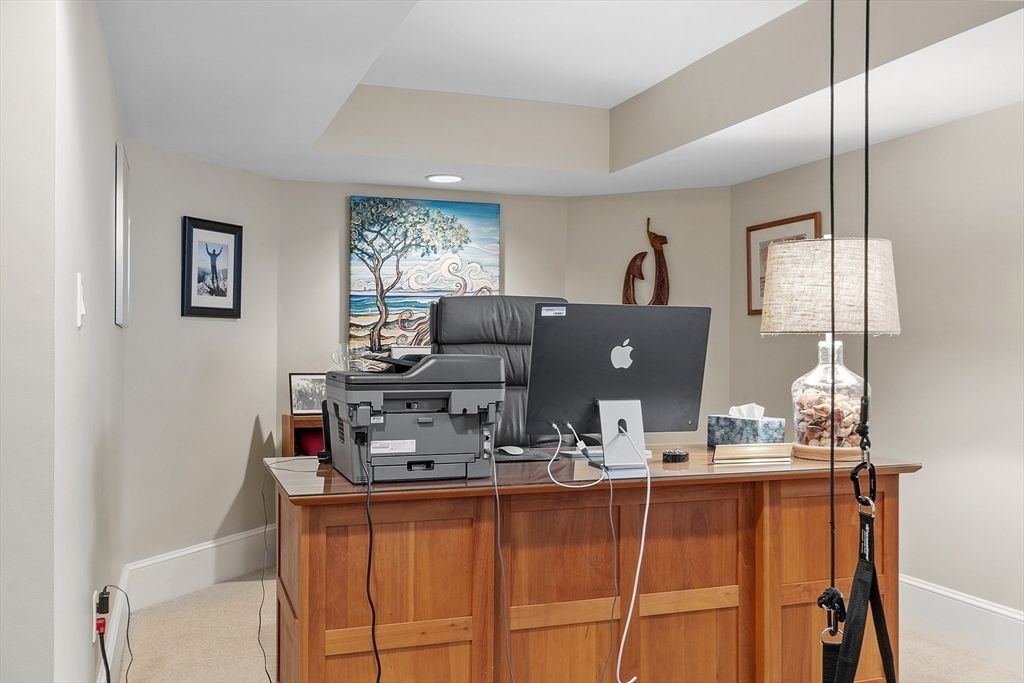 Home Office, Interior, Recessed Lighting